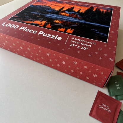 Close-up of the puzzle box lid